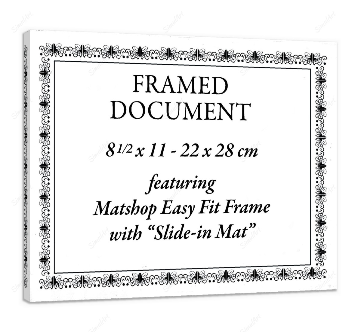 Blank Certificate for fit 1080974 - 