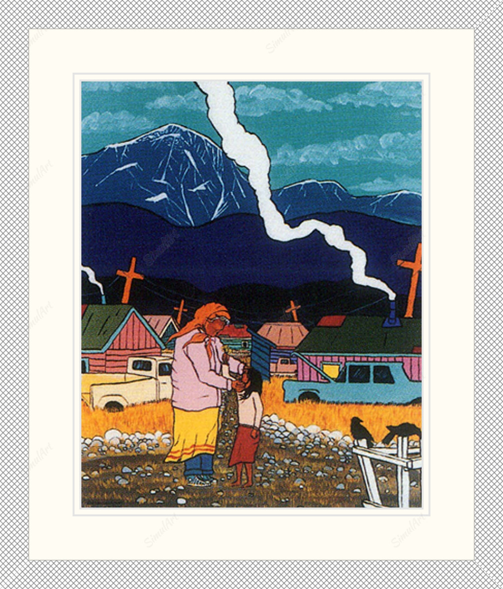 For You, Grandma 1082230 - Moulding  Mat Essentials White Core Polar White Mat 2 Essentials White Core Polar White Regular Glass Glass Manila Board (Max 32x40) Back 