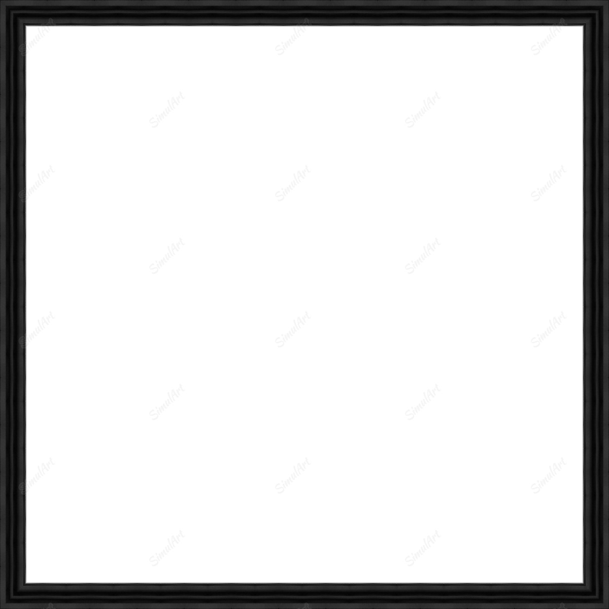 Empty frame for canvas or panel 1083692 - Moulding 7900  Small Black Step Float Frame 