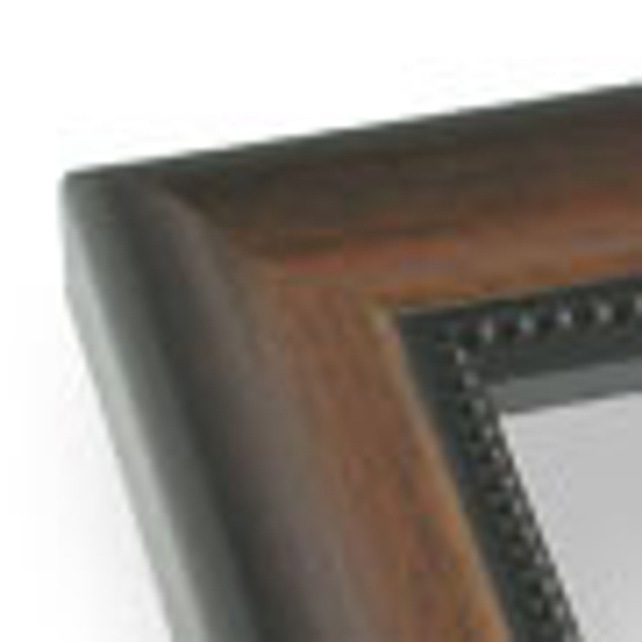 1 1/2" Beaded Walnut Synthetic Wood Frame (#963)