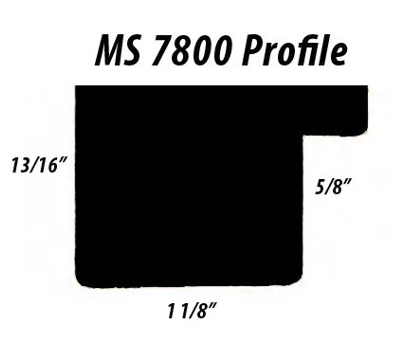 #7800 1 1/8" Wood Grain