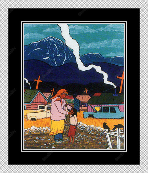 For You, Grandma 1078652 - Moulding  Mat Rag CR1577  Raven Black Mat 2 Rag CR1577  Raven Black Regular Glass Glass Manila Board (Max 32x40) Back 