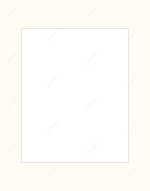 Custom Mats 1080907 - Mat Essentials White Core Polar White 