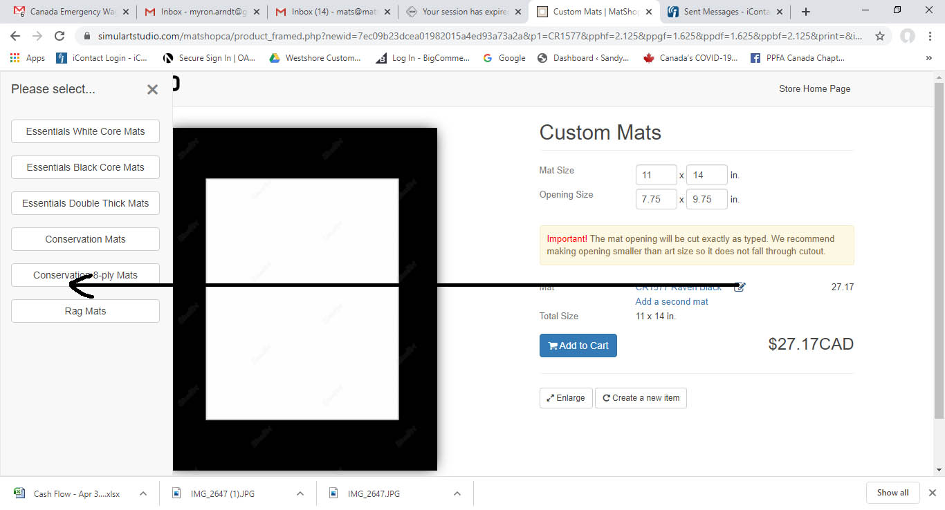Ordering any custom size online Canada