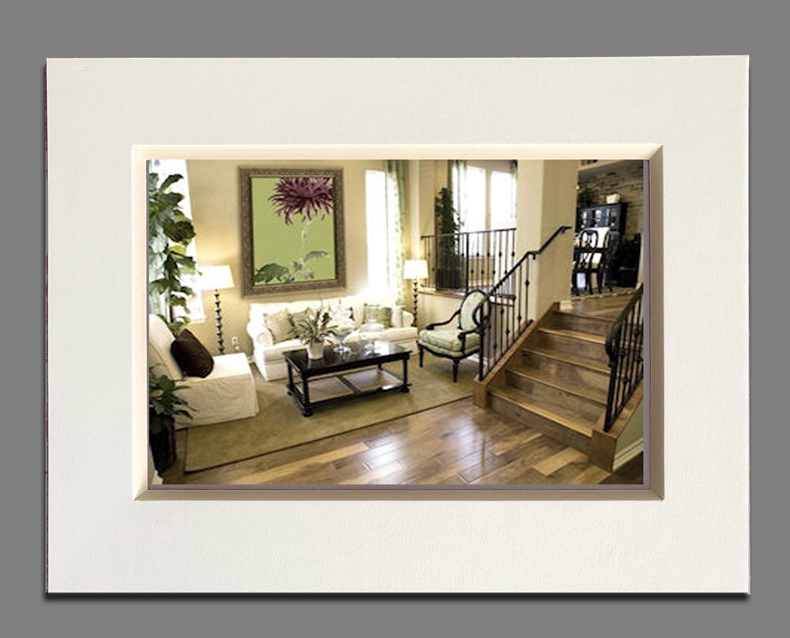 Why does adding a mat and/or frame enhance are or photographs