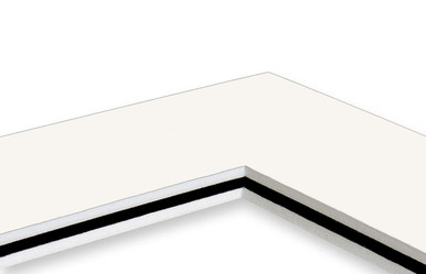 Essentials White Core Double Mats