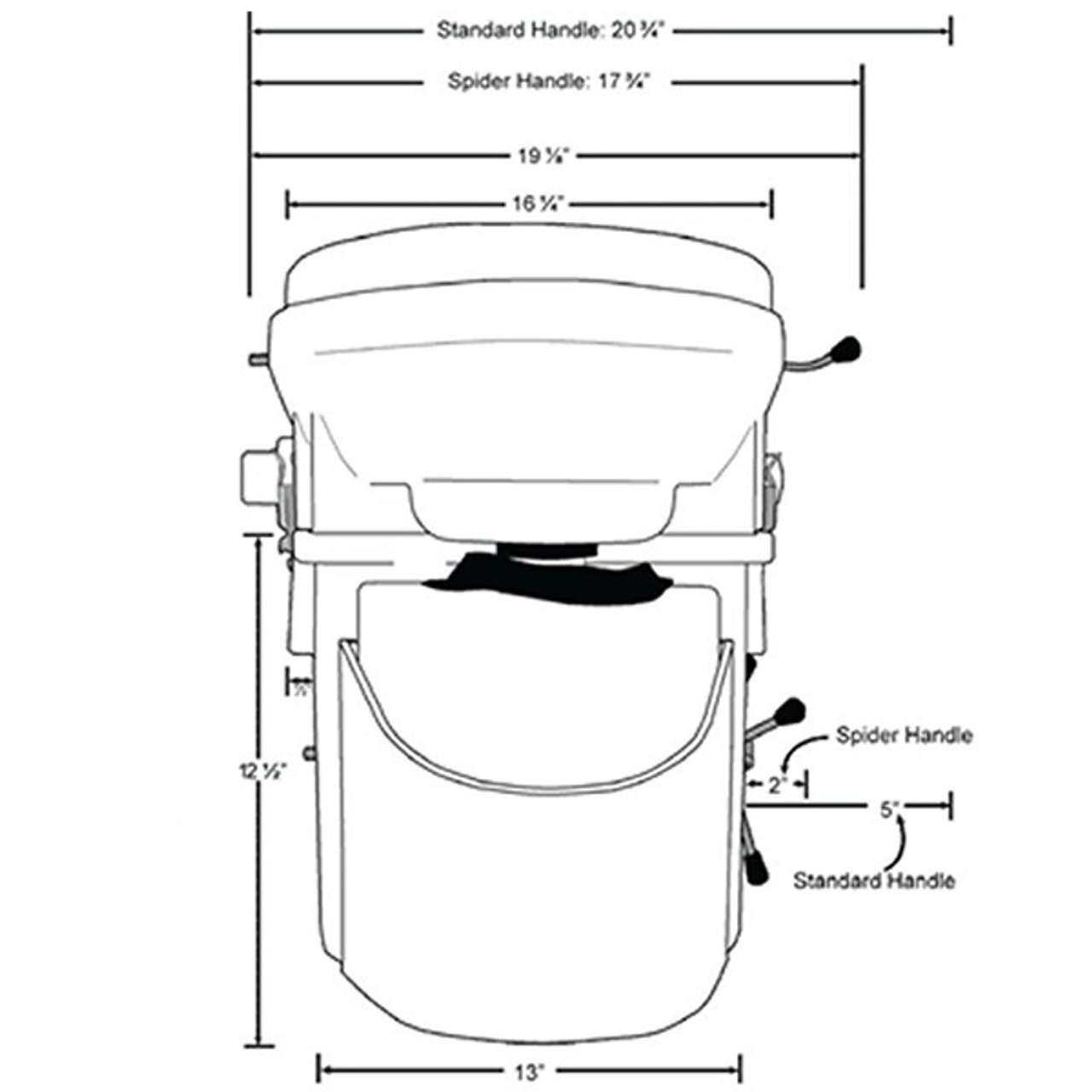 Nature's Head Composting Toilet with Standard Handle