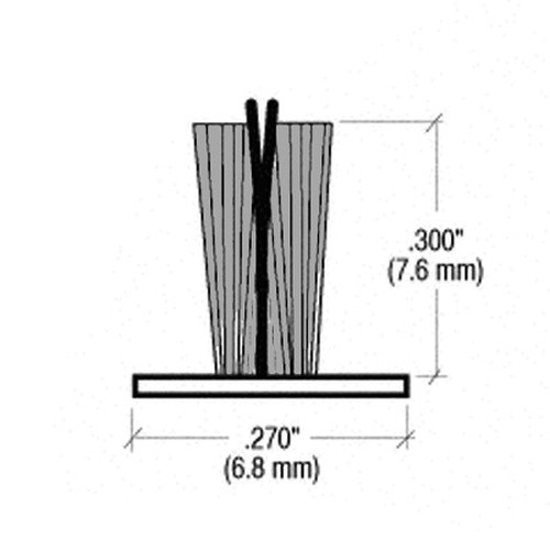 Pile Weatherstripping for Airstream Classic Trailers