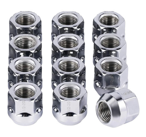 1/2-20 60 Degree Cone Lug Nuts - Pkg of 12