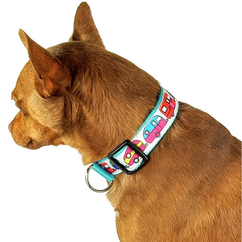 Vintage Trailer Designer Dog Collar