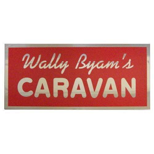 Wally Byam's Caravan Etched Plate (1951 to 1962)