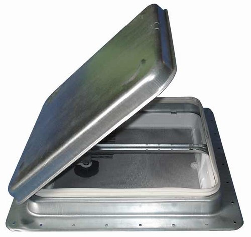 RV Roof Vent 14 x 14 - Metal 75111-C1