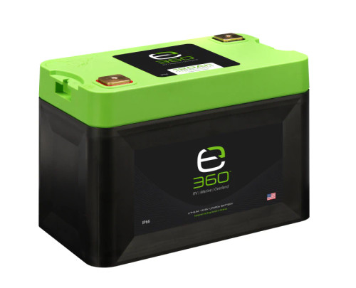 e360 Extreme Density 120 Ah Lithium Battery