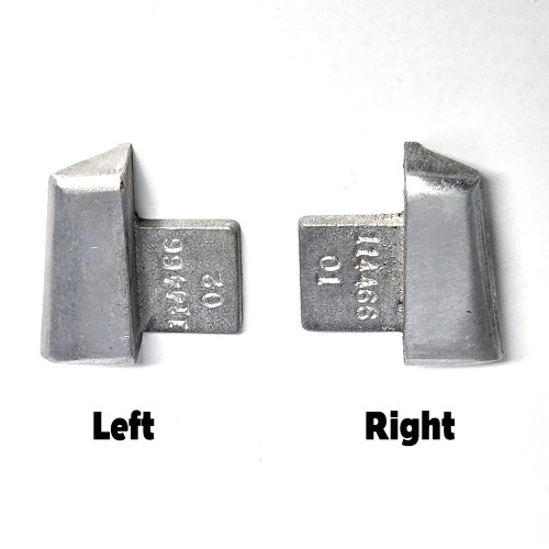 Airstream Rubrail Angled Close Out Casting 114466