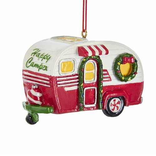 Happy Camper Holiday Trailer Ornament