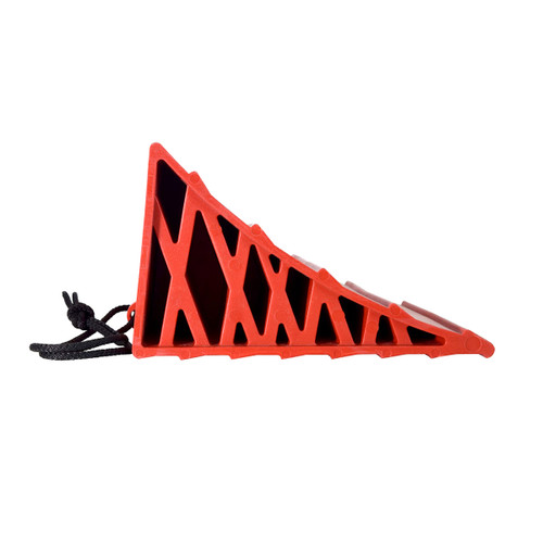 Wide Wheel Chocks in Red - Set of 2