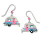 Road Trip Earrings In Blue and Pink