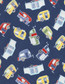 Tossed Campers Quilt Weight Fabric