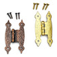 CLEARANCE: 3/8" Offset Suface Mount  "H" Hinge - Pair