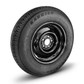 Karrier ST KR03 Trailer Tire Mounted on 15"x6" Black 5 on 4.5" Wheel