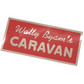 Red Wally Byam's Caravan Decal