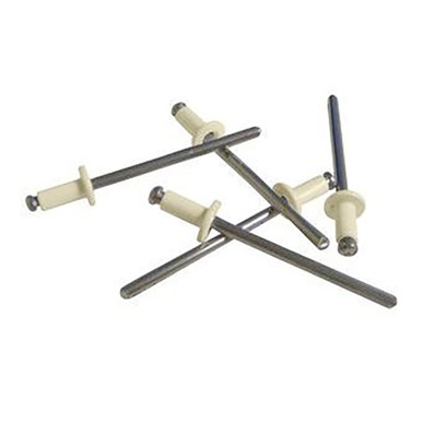 1/8'' Aluminum Rivets | 100 qty Almond Colored Trailer Rivets