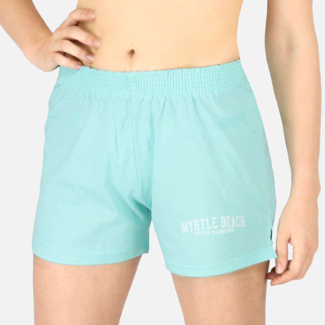 Womens Mint Myrtle Beach Soffe Shorts