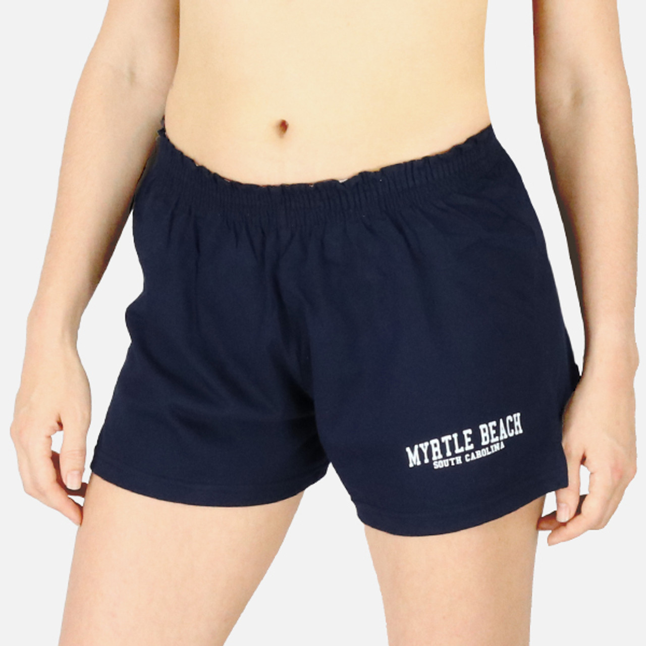 Womens Navy Blue Soffe Shorts