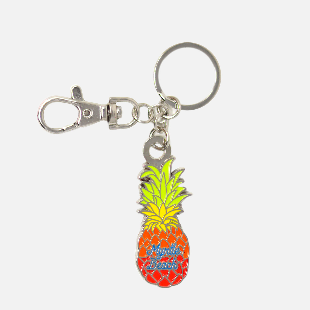Myrtle Beach Pineapple Keychain