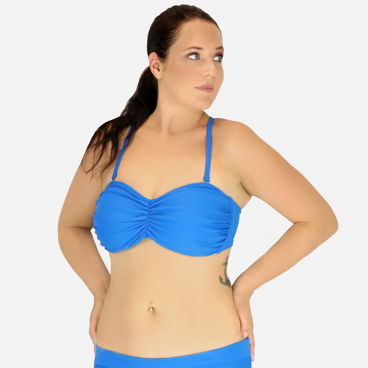 strapless bikini top plus size