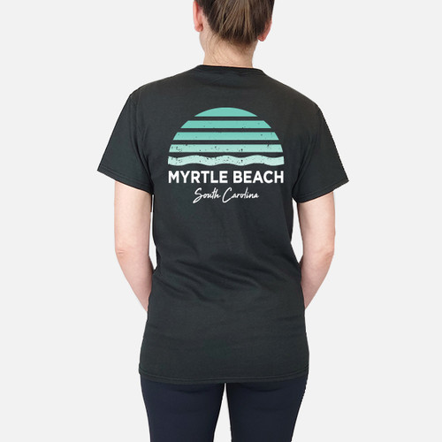 Myrtle Beach Sunrise Print Tee