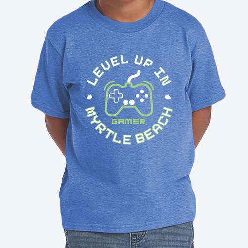 Boy's Royal Game Controller Tee