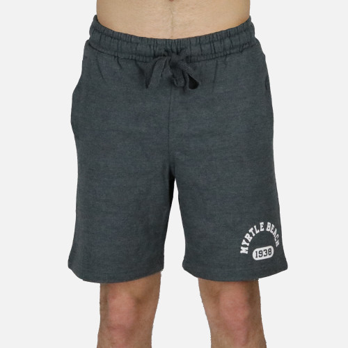 Men's Charcoal Drawstring Shorts