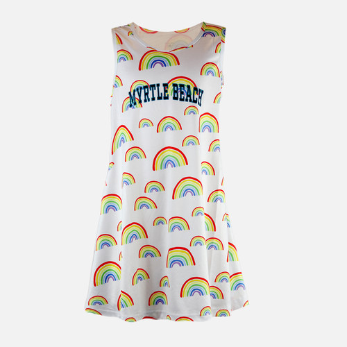 Girls Rainbow Sublimation Dress
