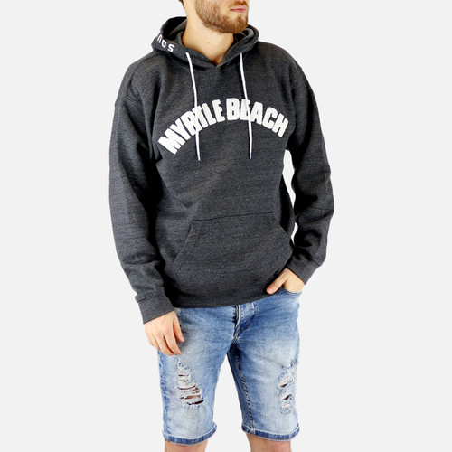Promo Heather Charcoal Embroidered Hoodie