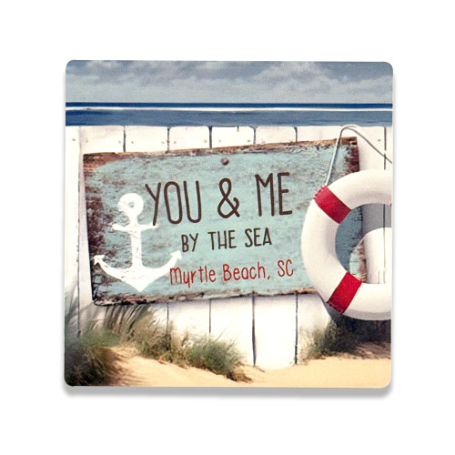 Coaster-Square- 'beach sign'