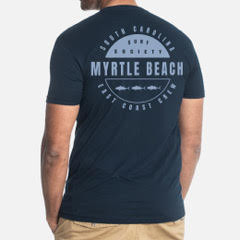 Men's-Ensign Blue- 'Tuna trio' Tee