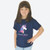 Girl's Navy Unicorn Tee