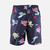 Boys Neon Turtles Swim Trunks