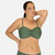 Olive Underwire Bandeau Top