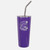 Neon Purple Travel Cup w/Straw 24oz