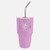 Pastel Lavender Travel Cup w/Straw 30oz