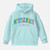 Kids Fuzzy Letter Patch Hoodie