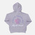 Kids Puff Turtle Ice Purple Zipper Hoodie