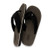 Men's Black  W/Grey sole flip flops