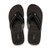 Men's Black W/Stitch  flip flops