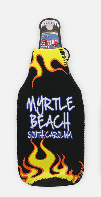 Bottle koozie- 'flames' - Eagles Beachwear