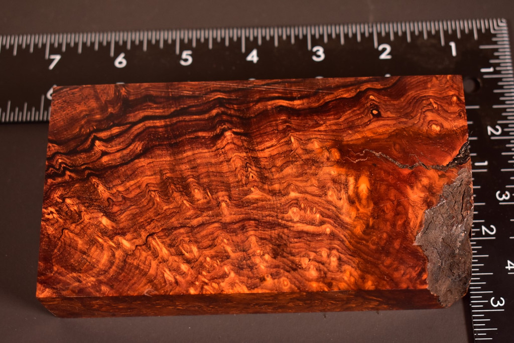 Cocobolo Burl 25 (2.9 x 1.25 x 5.5)
