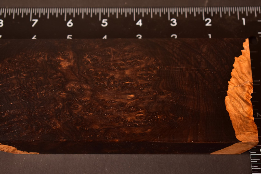 African Blackwood Burl 25 (2.9 x 1 x 9.75 - 6.7)