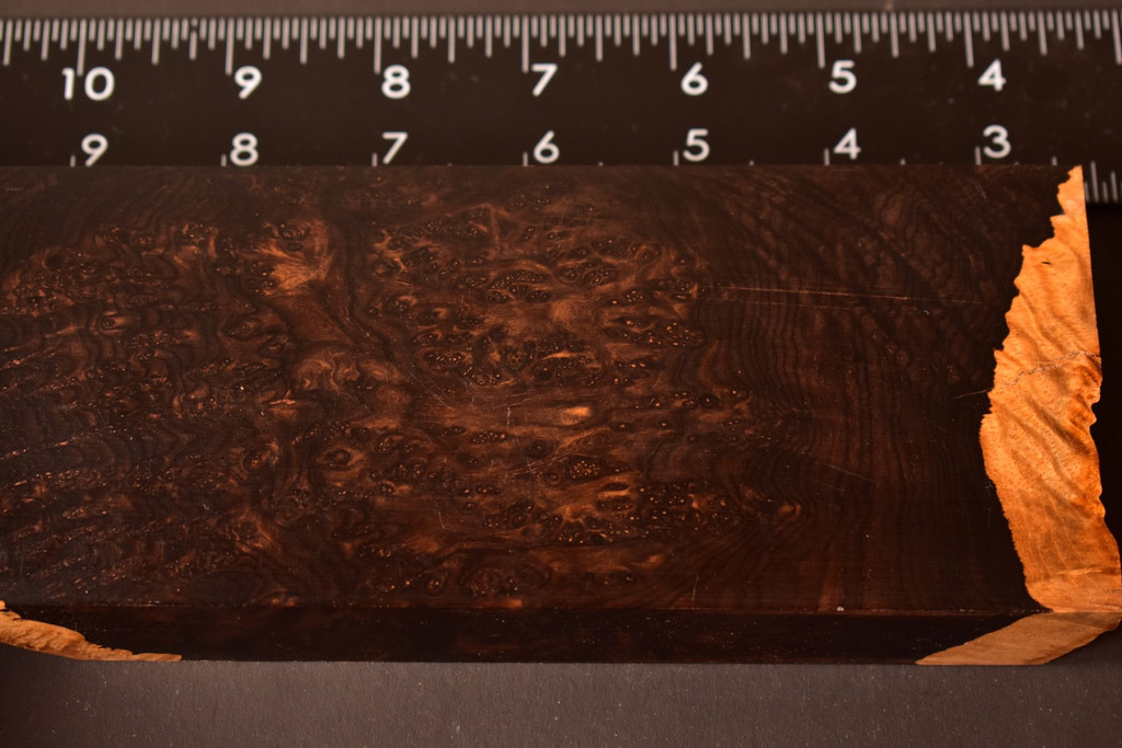African Blackwood Burl 25 (2.9 x 1 x 9.75 - 6.7)